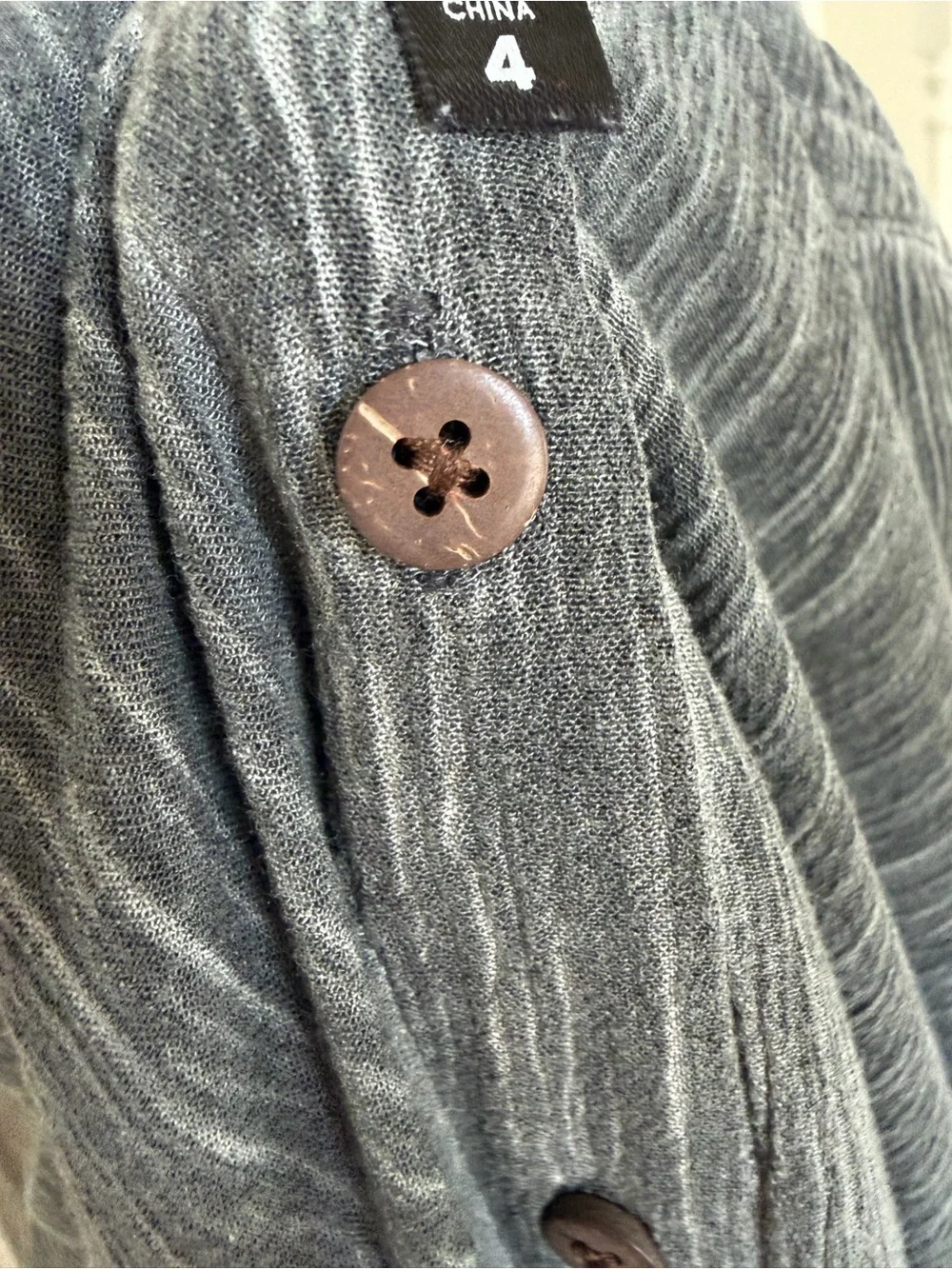 Torrid Sleep Size 4 (4X) Washed Gray Gauze Rayon Pajama Button Up Shirt Dress